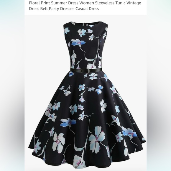 50’s style dress. Sized Large but fits like a S/M. - Picture 2 of 3